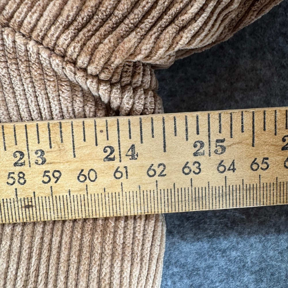 Towncraft Corduroy Jacket Mens L Brown Faux Shearling Lined Vintage Penneys - Picture 9 of 12
